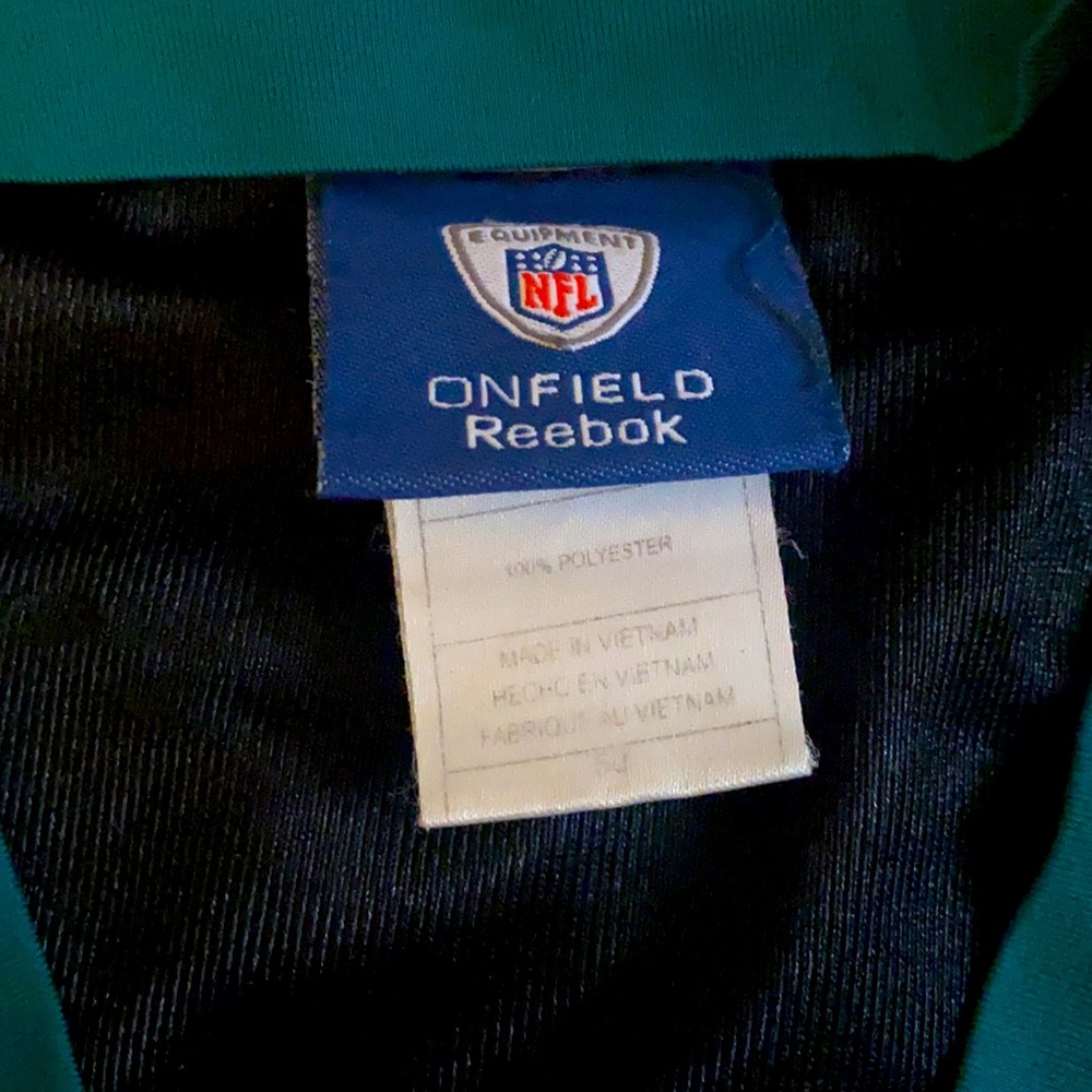 D. Jackson On Field Eagles Reebok Jersey